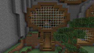 Screenshot of the Minecraft Bedrock Marketplace product Fantastic Cliffside Base created by Razzleberries.
