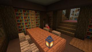 Screenshot of the Minecraft Bedrock Marketplace product Fantastic Cliffside House created by Razzleberries.