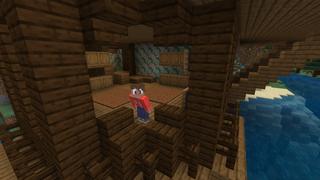 Screenshot of the Minecraft Bedrock Marketplace product Fantastic Cliffside House created by Razzleberries.