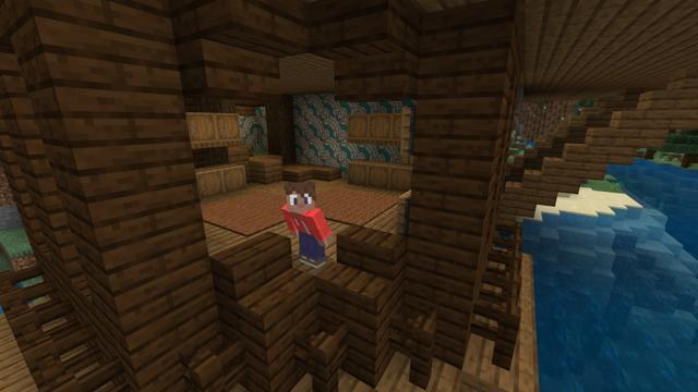 Screenshot of the Minecraft Bedrock Marketplace product Fantastic Cliffside House created by Razzleberries.