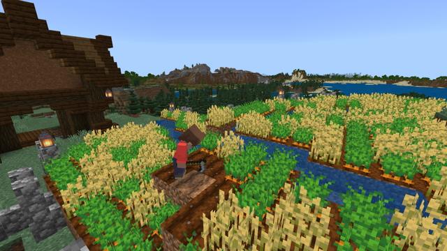 Screenshot of the Minecraft Bedrock Marketplace product Fantastic Cliffside House created by Razzleberries.