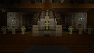 Screenshot of the Minecraft Bedrock Marketplace product Fantasy Spawns: Frozen Castle created by Razzleberries.