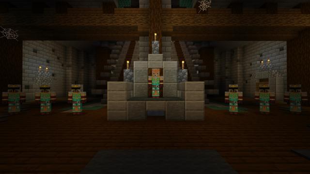 Screenshot of the Minecraft Bedrock Marketplace product Fantasy Spawns: Frozen Castle created by Razzleberries.