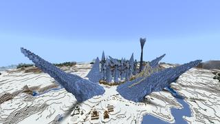 Screenshot of the Minecraft Bedrock Marketplace product Farms of Ice created by Razzleberries.