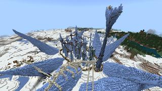 Screenshot of the Minecraft Bedrock Marketplace product Farms of Ice created by Razzleberries.