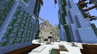 Screenshot of the Minecraft Bedrock Marketplace product Farms of Ice created by Razzleberries.