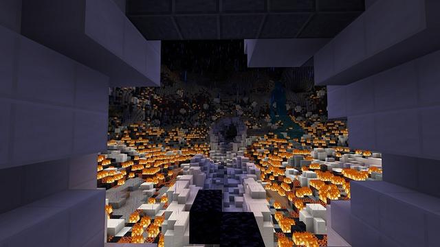 Screenshot of the Minecraft Bedrock Marketplace product Fear the Rain created by Razzleberries.