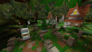 Screenshot of the Minecraft Bedrock Marketplace product Feed the Slime created by Razzleberries.