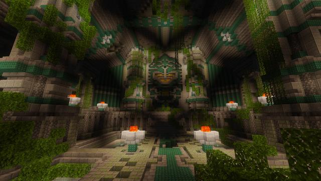 Screenshot of the Minecraft Bedrock Marketplace product Find the Button II created by Razzleberries.