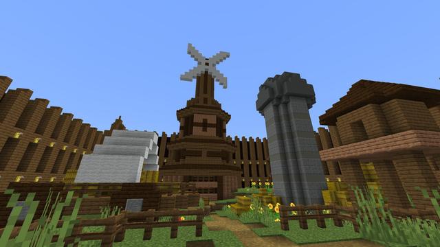 Screenshot of the Minecraft Bedrock Marketplace product Find the Button III created by Razzleberries.