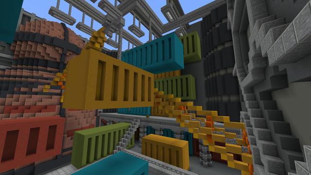 Screenshot of the Minecraft Bedrock Marketplace product Find the Button III created by Razzleberries.