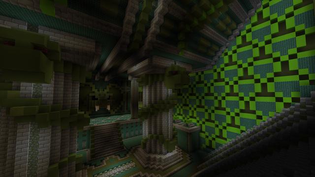 Screenshot of the Minecraft Bedrock Marketplace product Find the Button III created by Razzleberries.