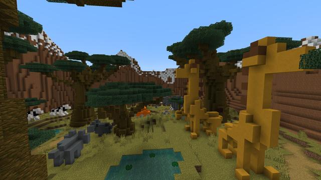 Screenshot of the Minecraft Bedrock Marketplace product Find the Button III created by Razzleberries.