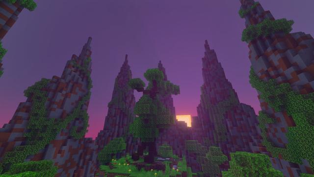 Screenshot of the Minecraft Bedrock Marketplace product Find the Button created by Razzleberries.