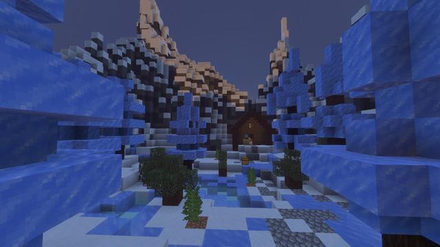 Screenshot of the Minecraft Bedrock Marketplace product Find the Button created by Razzleberries.