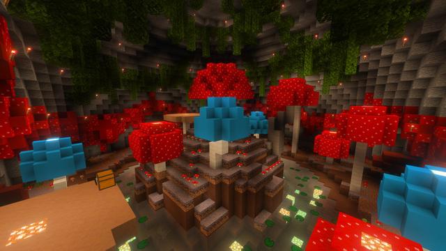 Screenshot of the Minecraft Bedrock Marketplace product Find the Button created by Razzleberries.