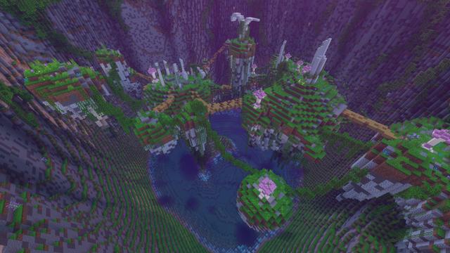 Screenshot of the Minecraft Bedrock Marketplace product Find the Button created by Razzleberries.