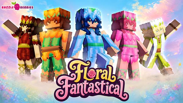 Thumbnail of the Minecraft Bedrock Marketplace product Floral Fantastical created by Razzleberries.
