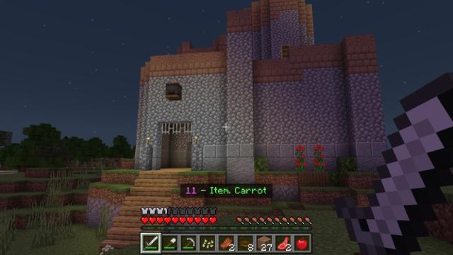 Screenshot of the Minecraft Bedrock Marketplace product Force Items Challenge created by Razzleberries.