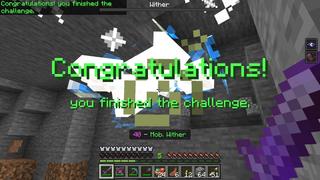 Screenshot of the Minecraft Bedrock Marketplace product Force Mobs Challenge created by Razzleberries.