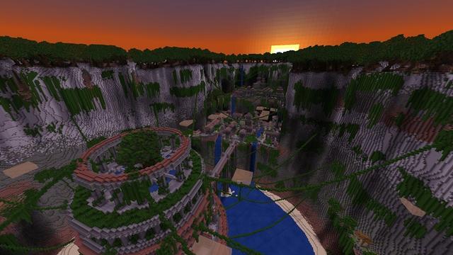 Screenshot of the Minecraft Bedrock Marketplace product Forgotten Valley created by Razzleberries.