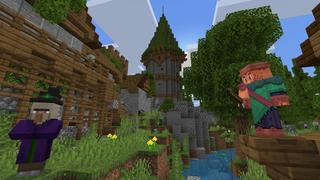 Screenshot of the Minecraft Bedrock Marketplace product Forgotten Village created by Razzleberries.