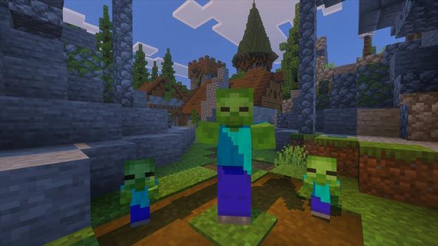 Screenshot of the Minecraft Bedrock Marketplace product Forgotten Village created by Razzleberries.