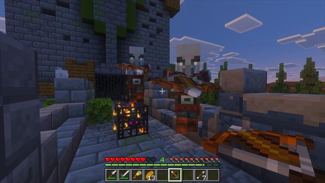 Screenshot of the Minecraft Bedrock Marketplace product Forgotten Village created by Razzleberries.