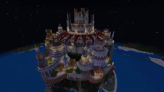Screenshot of the Minecraft Bedrock Marketplace product Fortress up high created by Razzleberries.