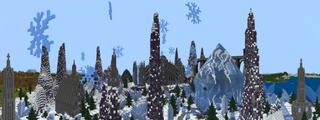 Panorama of the Minecraft Bedrock Marketplace product Frost Age created by Razzleberries.