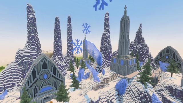 Screenshot of the Minecraft Bedrock Marketplace product Frost Age created by Razzleberries.