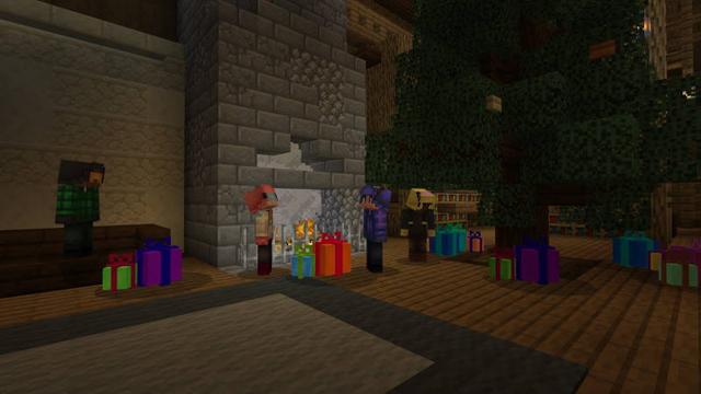 Screenshot of the Minecraft Bedrock Marketplace product Frosty Slopes created by Razzleberries.