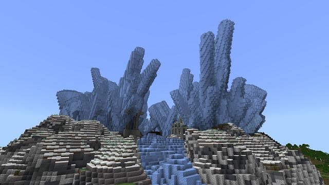 Screenshot of the Minecraft Bedrock Marketplace product Frozen in Time created by Razzleberries.