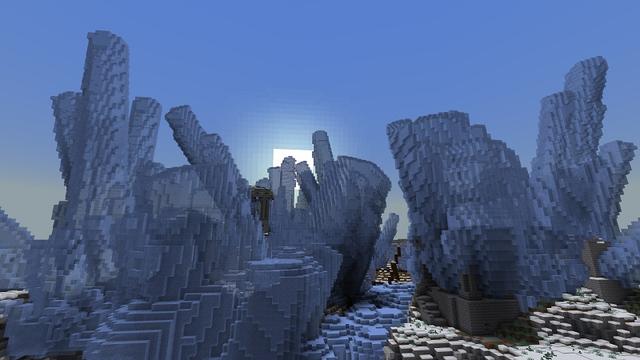 Screenshot of the Minecraft Bedrock Marketplace product Frozen in Time created by Razzleberries.