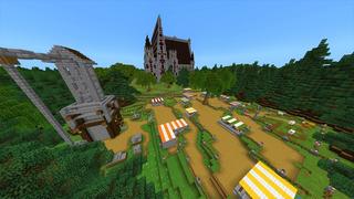 Screenshot of the Minecraft Bedrock Marketplace product Gancaster Stronghold created by Razzleberries.