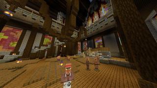 Screenshot of the Minecraft Bedrock Marketplace product Gancaster Stronghold created by Razzleberries.