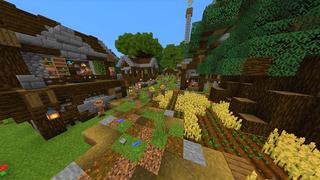 Screenshot of the Minecraft Bedrock Marketplace product Gancaster Stronghold created by Razzleberries.