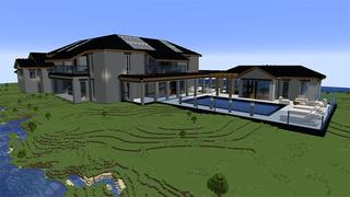 Screenshot of the Minecraft Bedrock Marketplace product Giant Billionaire Mansion created by Razzleberries.