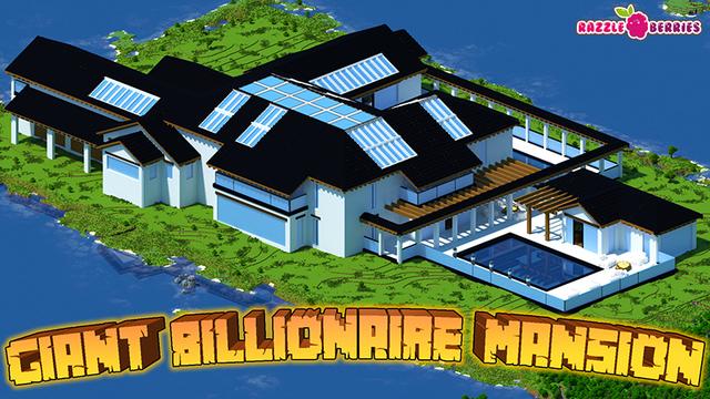 Thumbnail of the Minecraft Bedrock Marketplace product Manoir milliardaire géant created by Razzleberries.