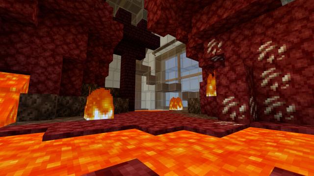 Screenshot of the Minecraft Bedrock Marketplace product Giant Potion Bottle Survival created by Razzleberries.