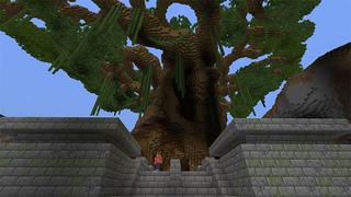Screenshot of the Minecraft Bedrock Marketplace product God Tree Base created by Razzleberries.