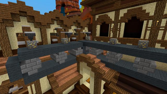 Screenshot of the Minecraft Bedrock Marketplace product Gold Rush Ridge created by Razzleberries.