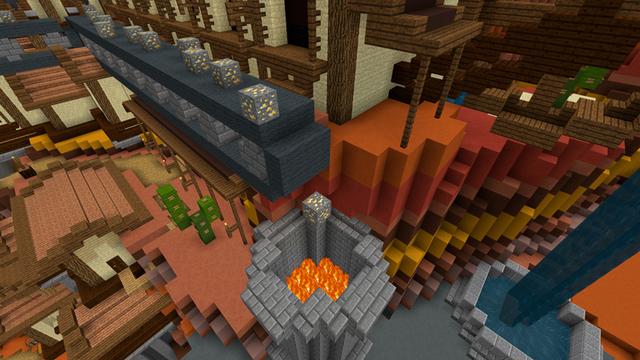 Screenshot of the Minecraft Bedrock Marketplace product Gold Rush Ridge created by Razzleberries.