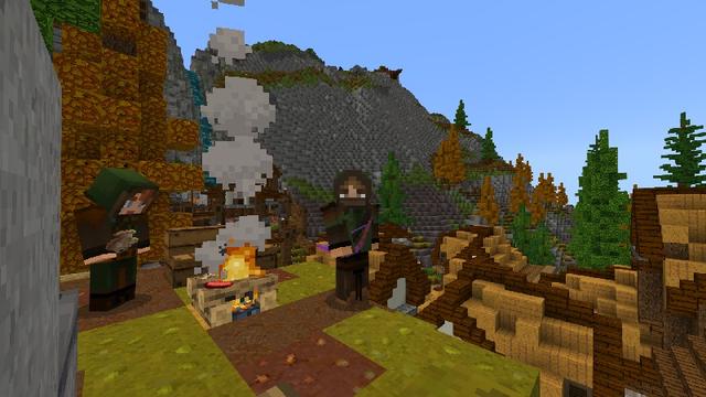 Screenshot of the Minecraft Bedrock Marketplace product Golden Arrow Valley created by Razzleberries.