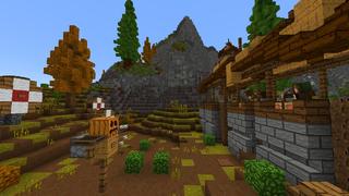 Screenshot of the Minecraft Bedrock Marketplace product Golden Arrow Valley created by Razzleberries.