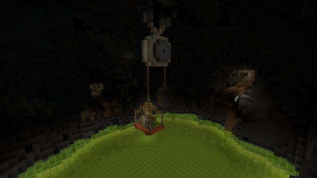 Screenshot of the Minecraft Bedrock Marketplace product Goldwagon Canyon created by Razzleberries.