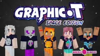 Thumbnail of the Minecraft Bedrock Marketplace product Graphic-T Space created by Razzleberries.