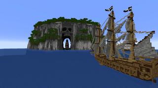 Screenshot of the Minecraft Bedrock Marketplace product Great Pirate Cove created by Razzleberries.