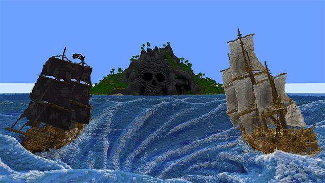 Screenshot of the Minecraft Bedrock Marketplace product Great Pirate Sea created by Razzleberries.