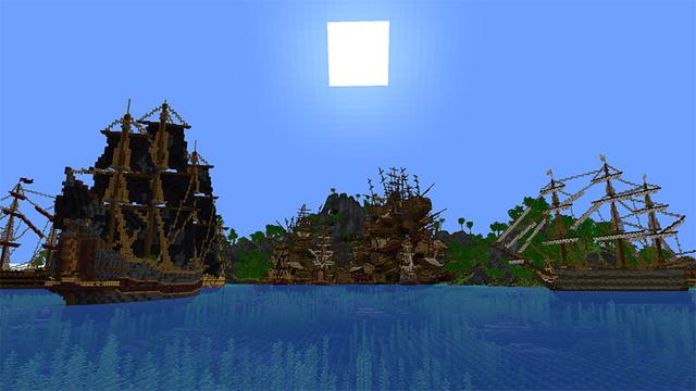 Screenshot of the Minecraft Bedrock Marketplace product Great Pirate Sea created by Razzleberries.